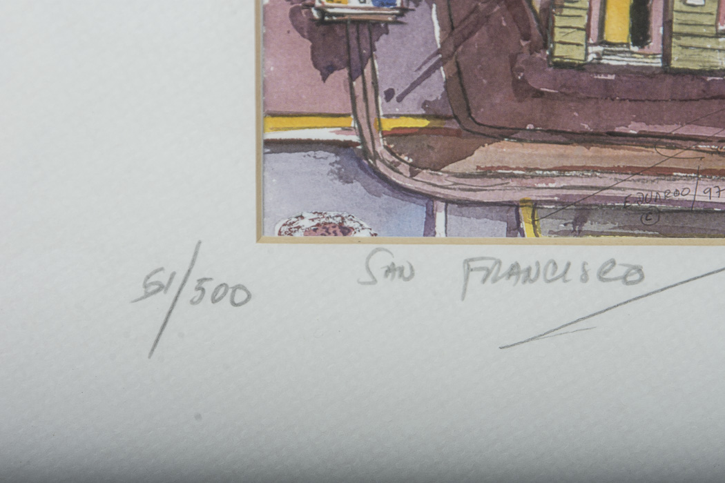 Eduardo Guzman Limited Edition Giclee "San Francisco"