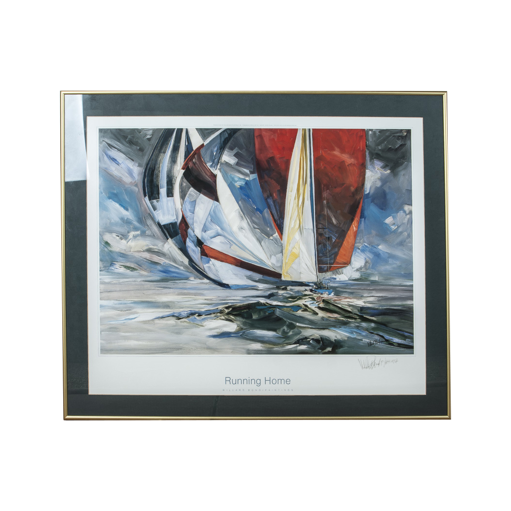 WIllard Bond Framed Poster "Running Home"