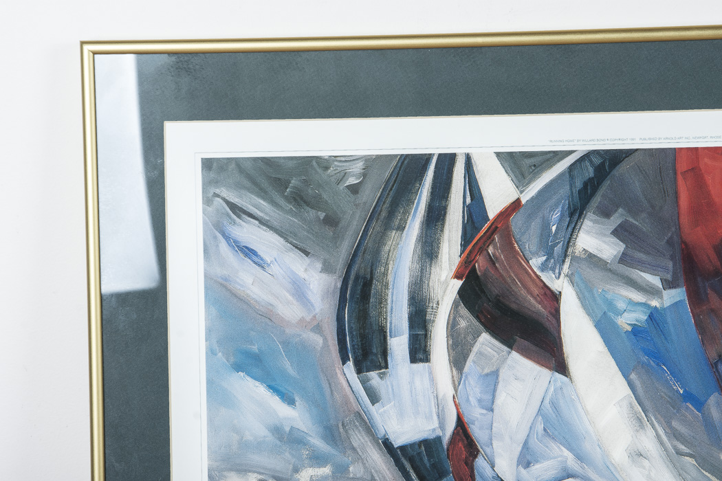 WIllard Bond Framed Poster "Running Home"