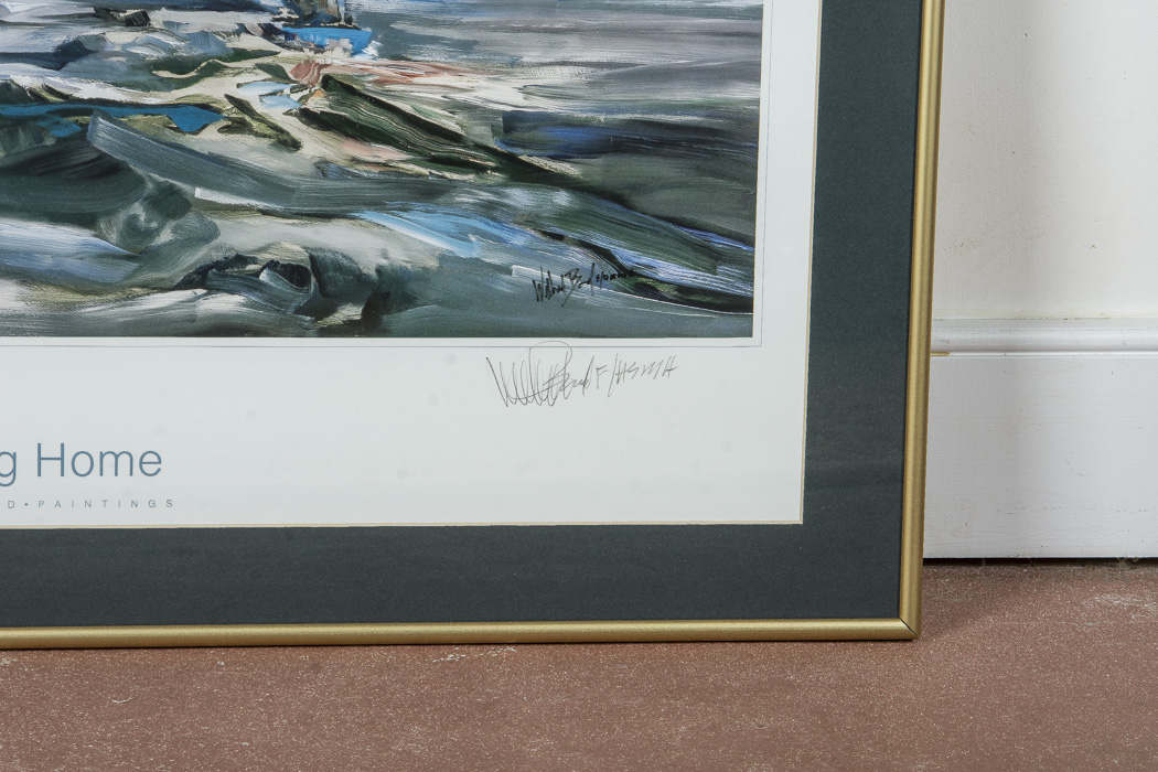 WIllard Bond Framed Poster "Running Home"