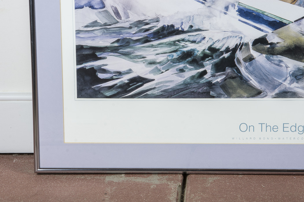 Willard Bond Framed Poster "On the Edge"