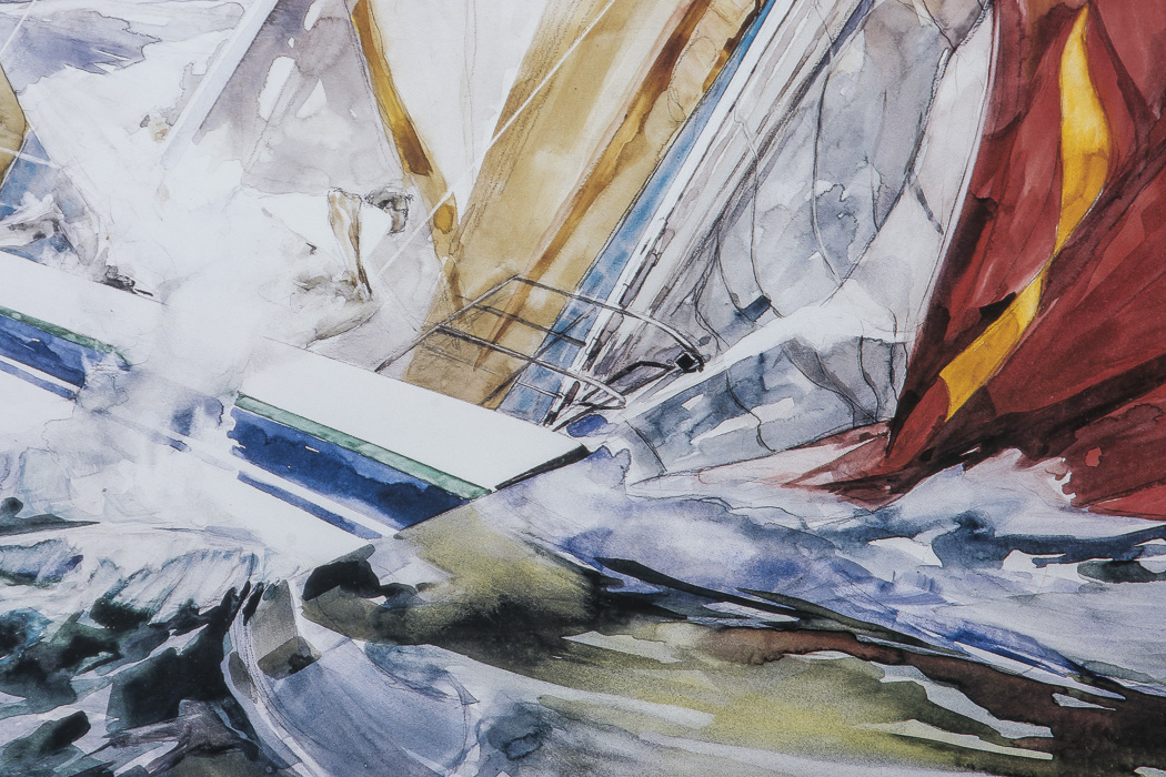 Willard Bond Framed Poster "On the Edge"