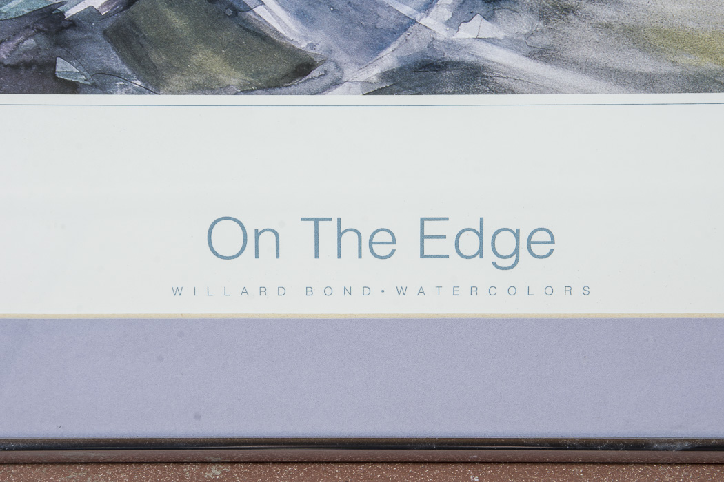 Willard Bond Framed Poster "On the Edge"