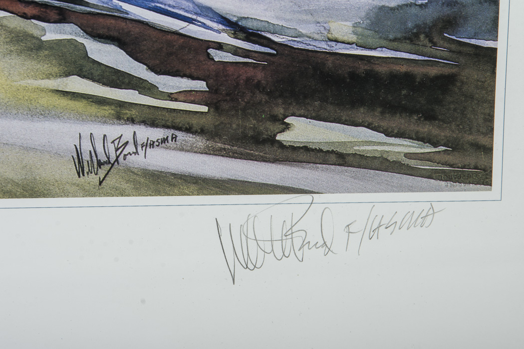 Willard Bond Framed Poster "On the Edge"