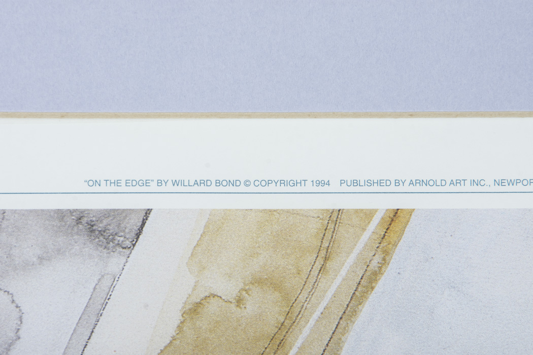 Willard Bond Framed Poster "On the Edge"