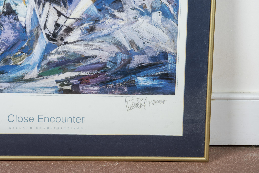 Willard Bond Framed Poster "Close Encounter"