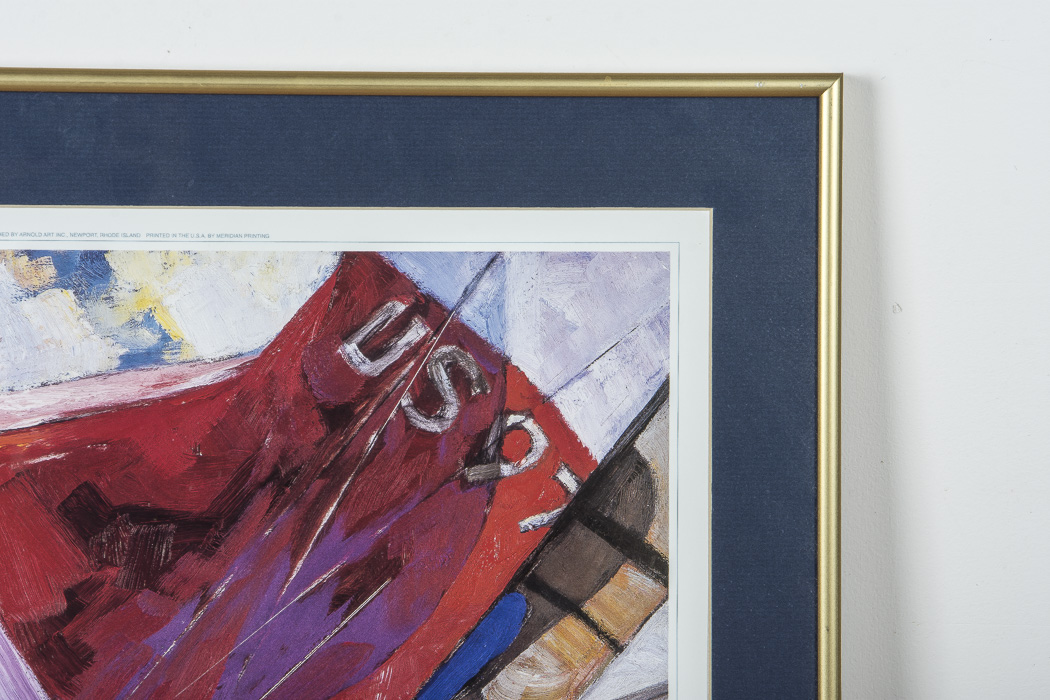 Willard Bond Framed Poster "Inches to Spare"