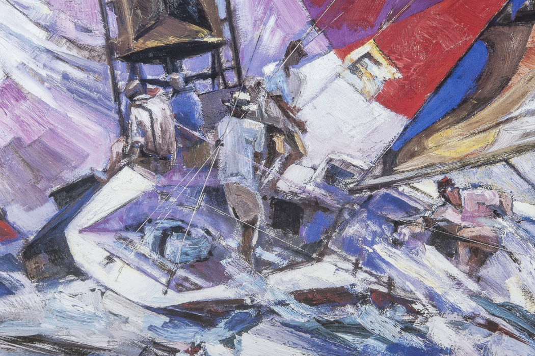 Willard Bond Framed Poster "Inches to Spare"