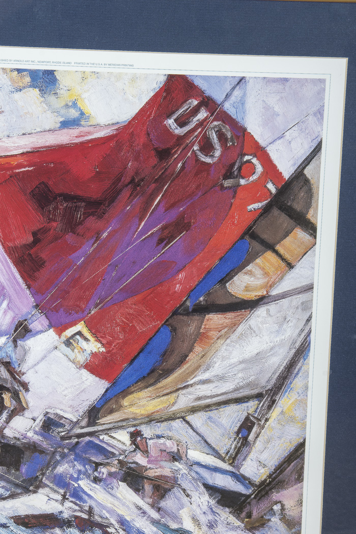 Willard Bond Framed Poster "Inches to Spare"