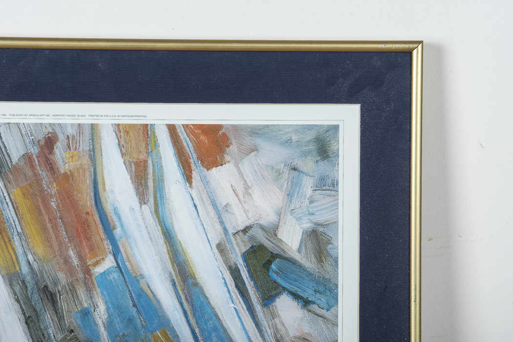 After Williard Bond Framed Poster "Hull Speed"