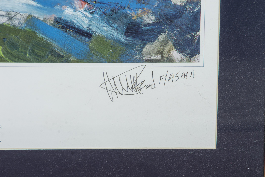 After Williard Bond Framed Poster "Hull Speed"