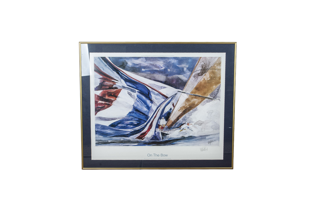 Willard Bond Framed Poster "On the Bow"