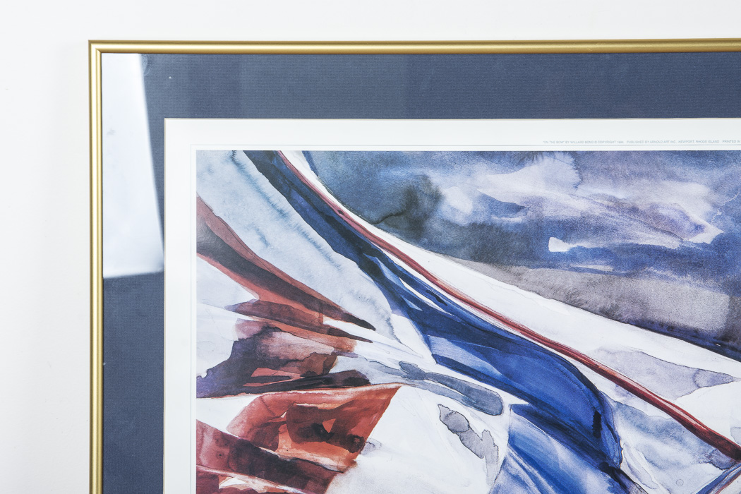 Willard Bond Framed Poster "On the Bow"