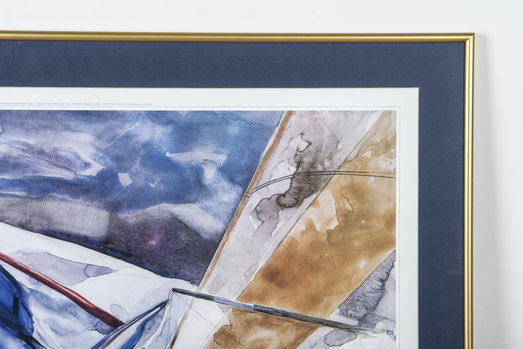 Willard Bond Framed Poster "On the Bow"