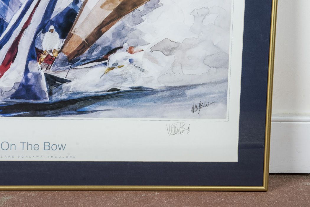 Willard Bond Framed Poster "On the Bow"