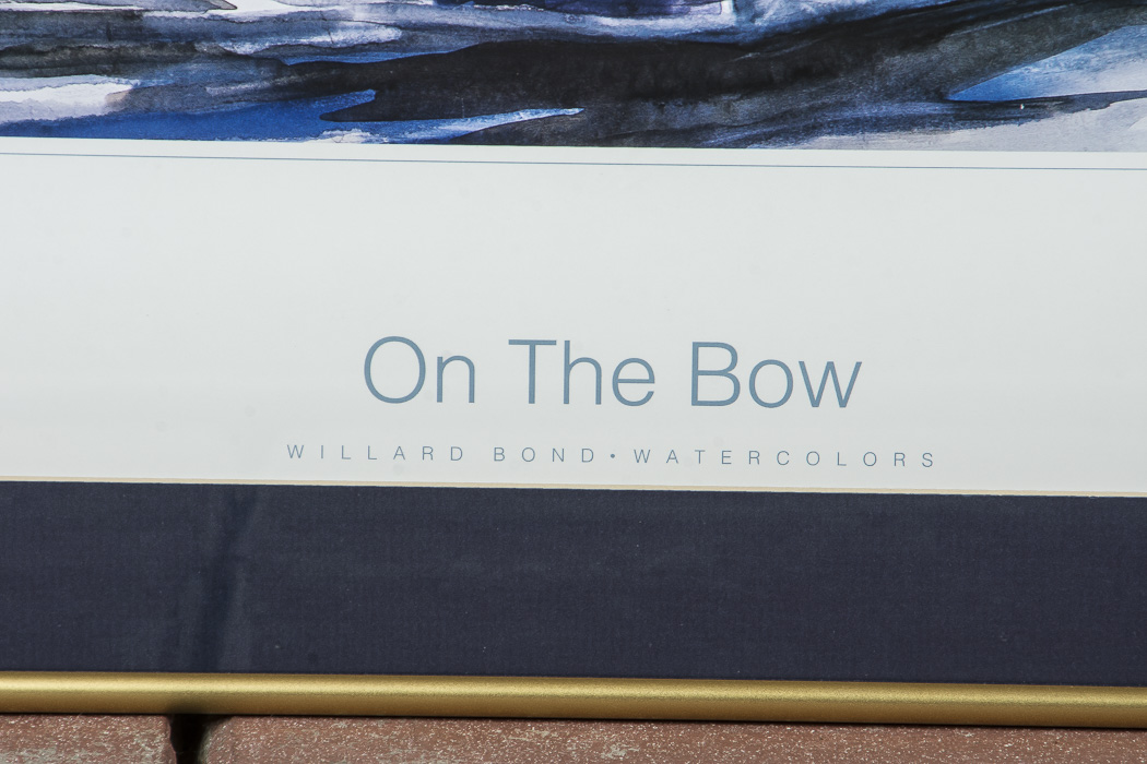 Willard Bond Framed Poster "On the Bow"