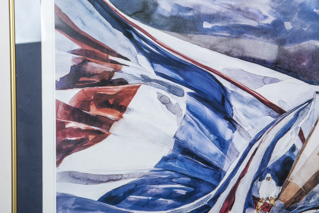 Willard Bond Framed Poster "On the Bow"