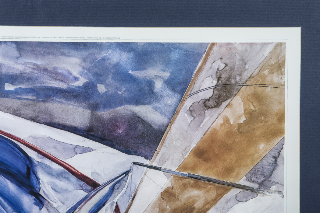 Willard Bond Framed Poster "On the Bow"