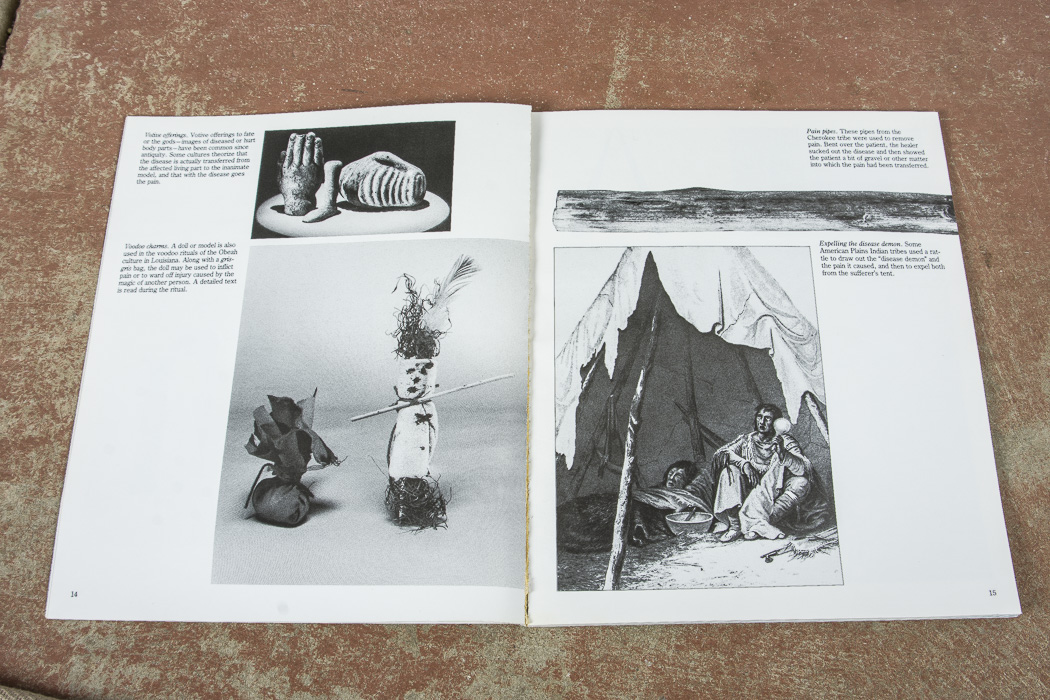 "Pain and Its Relief" Offset Lithograph and Accompanying Book