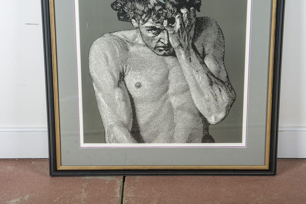 "Pain and Its Relief" Offset Lithograph and Accompanying Book