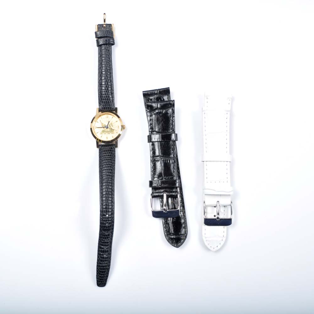 Acrylic Jewelry Box of Women's Costume Watches and Leather Bands