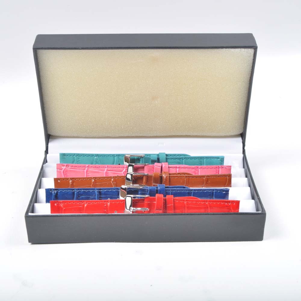 Acrylic Jewelry Box of Women's Costume Watches and Leather Bands