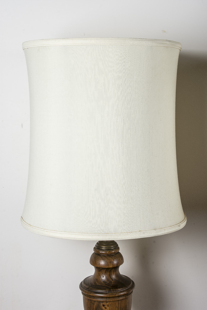 Pair of Wood Table Lamps