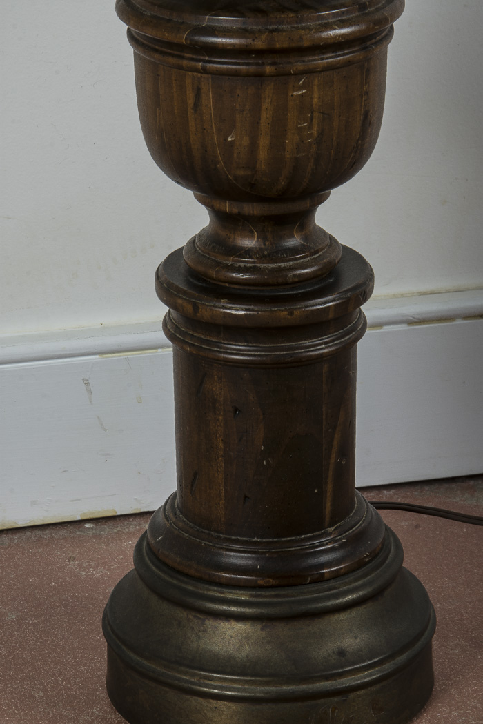 Pair of Wood Table Lamps