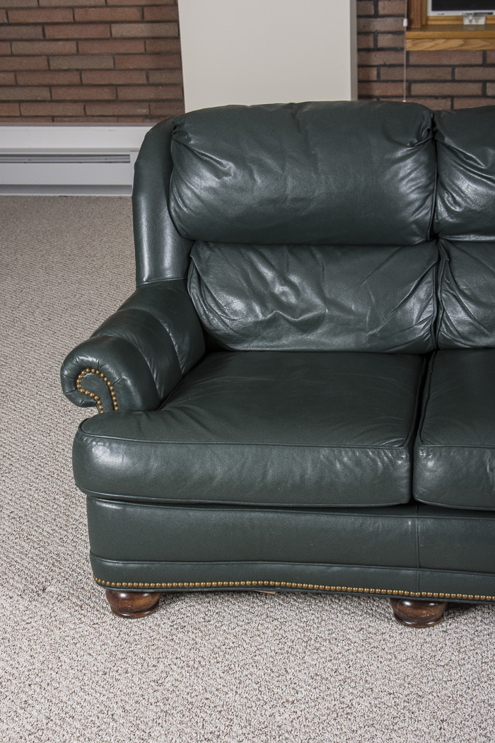 Executive Leather Sofa