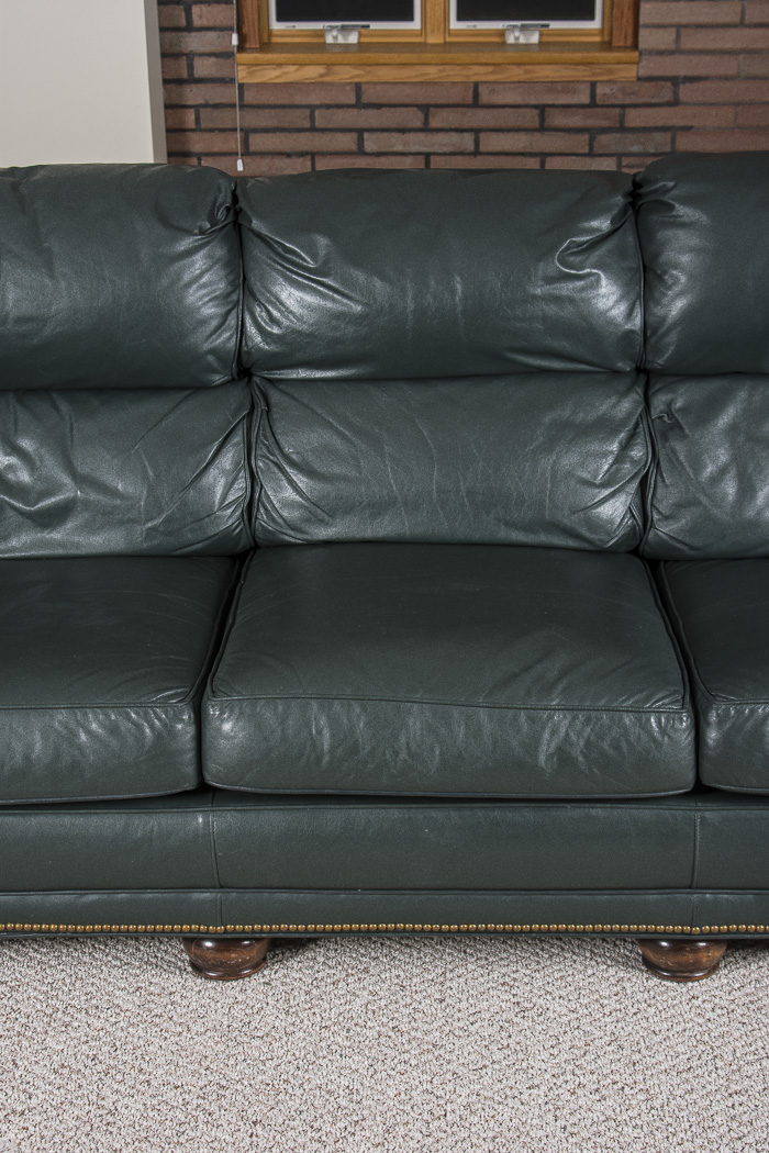 Executive Leather Sofa