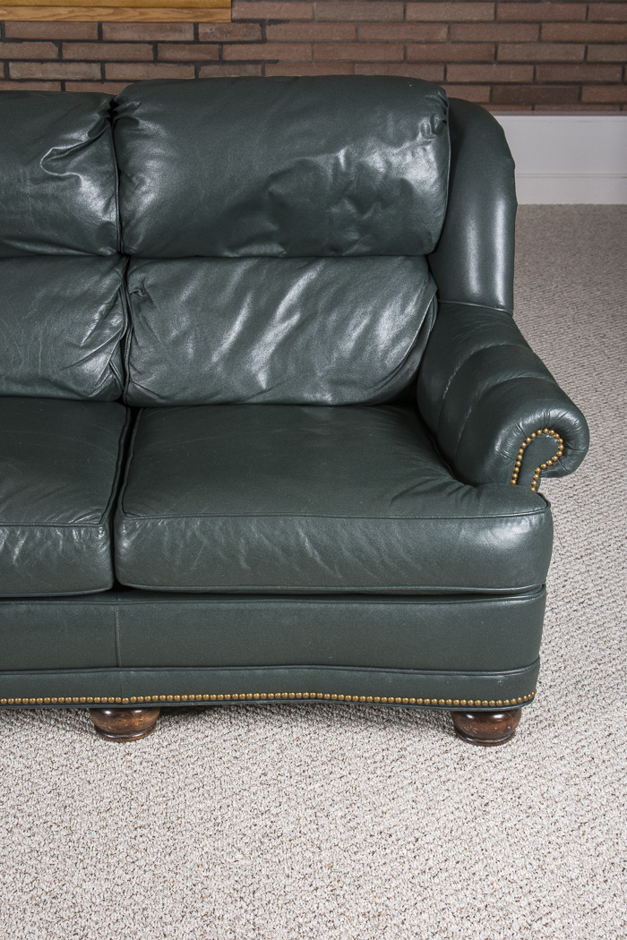 Executive Leather Sofa