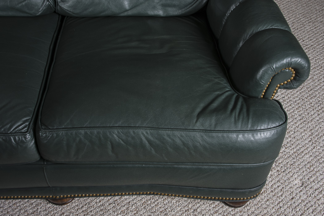 Executive Leather Sofa