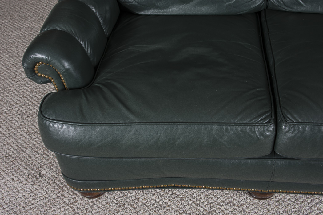Executive Leather Sofa