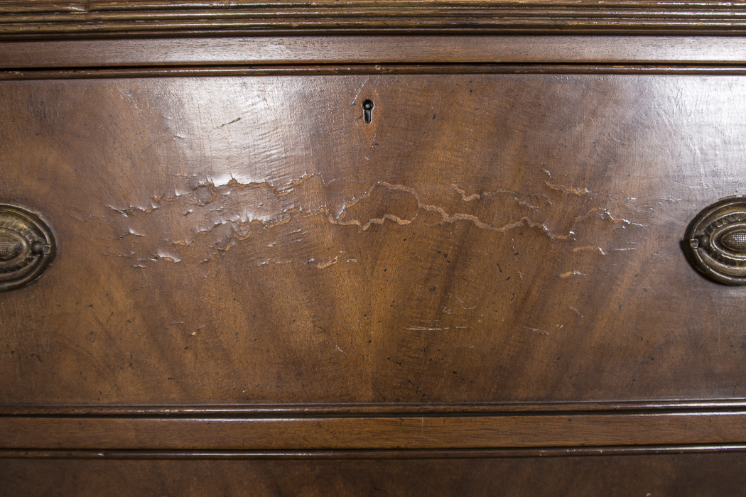 Vintage Mahogany Breakfront Cabinet Secretary