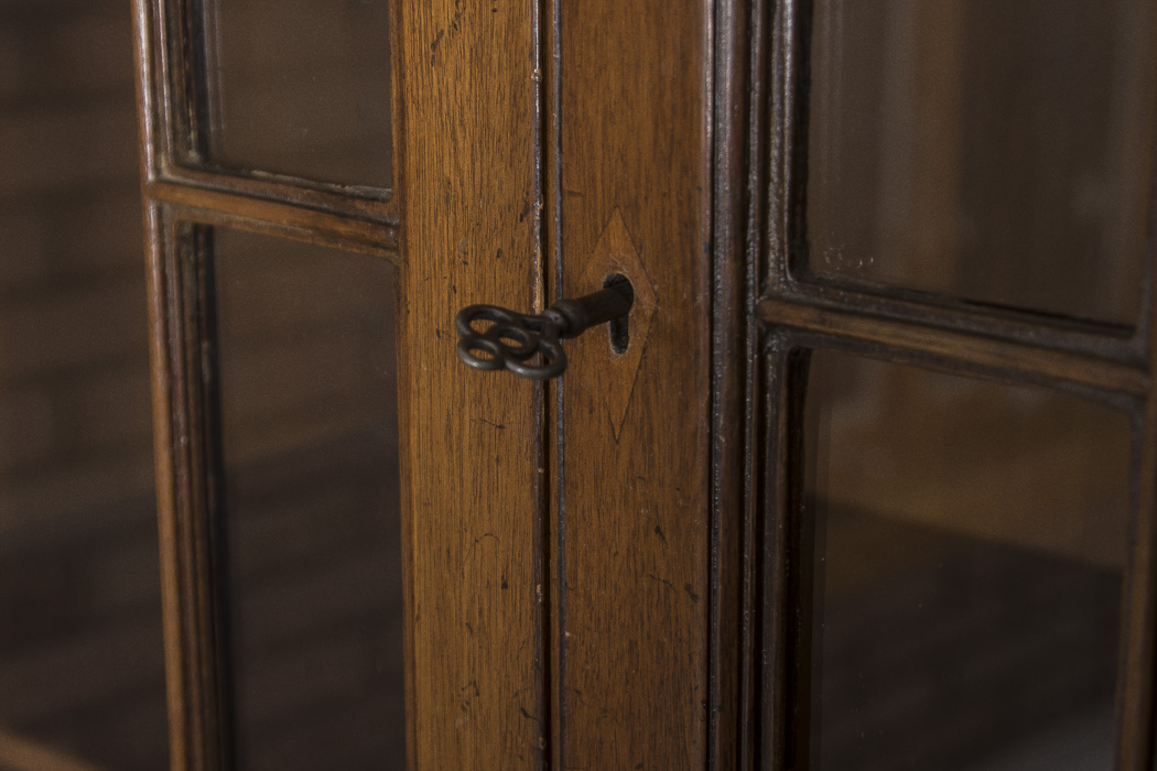 Vintage Mahogany Breakfront Cabinet Secretary