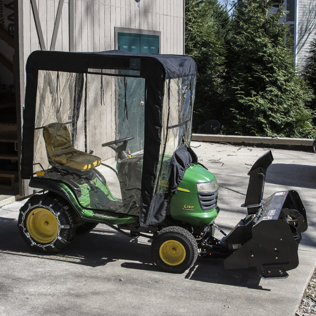 John Deere Riding Mower With Berco-mat Snow Blower