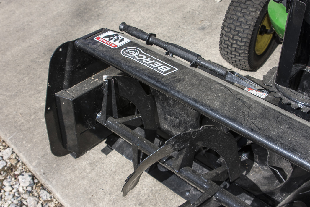 John Deere Riding Mower With Berco-mat Snow Blower