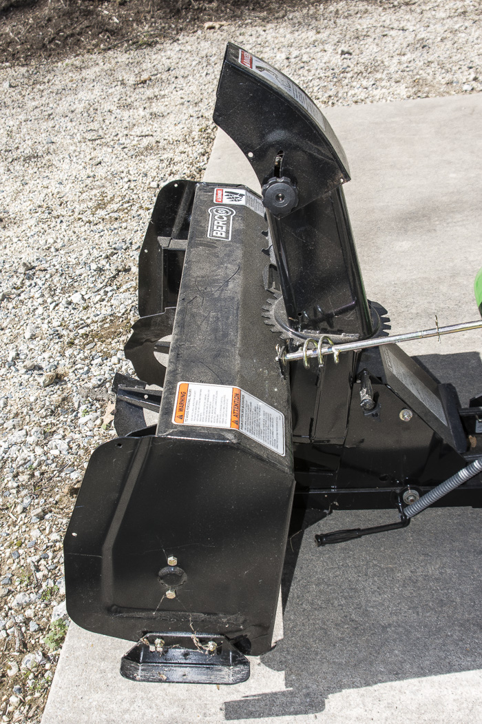 John Deere Riding Mower With Berco-mat Snow Blower