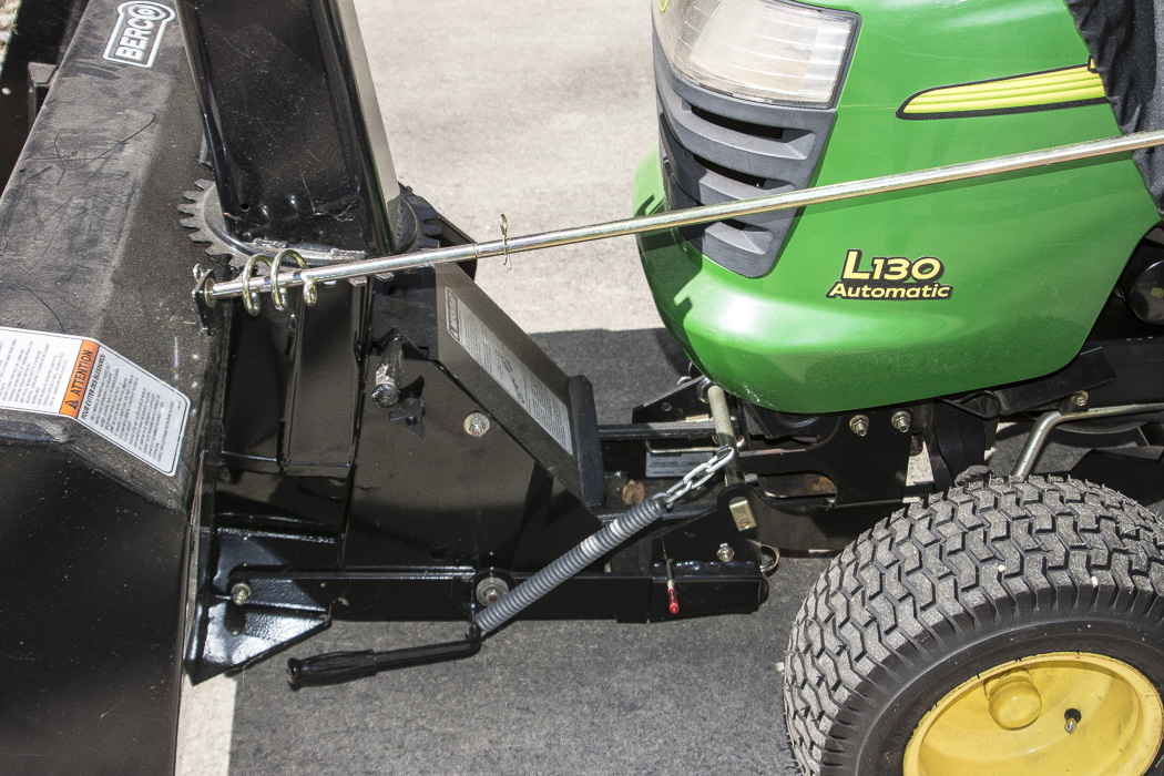 John Deere Riding Mower With Berco-mat Snow Blower
