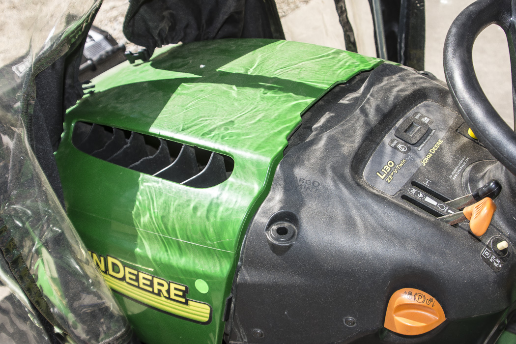 John Deere Riding Mower With Berco-mat Snow Blower