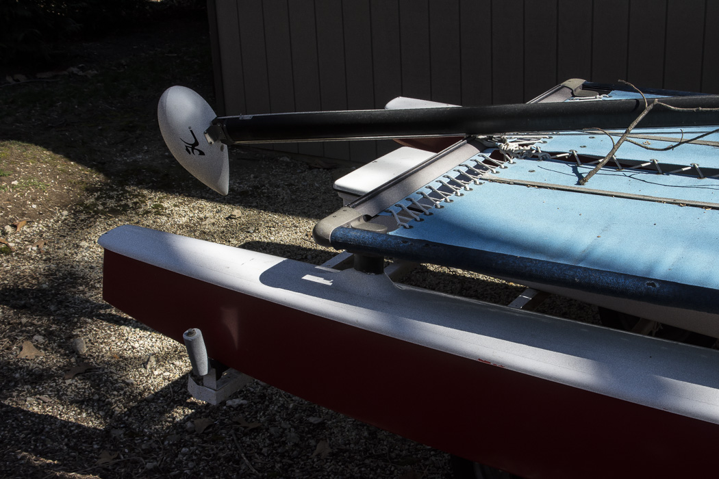 Hobie Catamaran, Trailer Hitch, and Portable Dolly