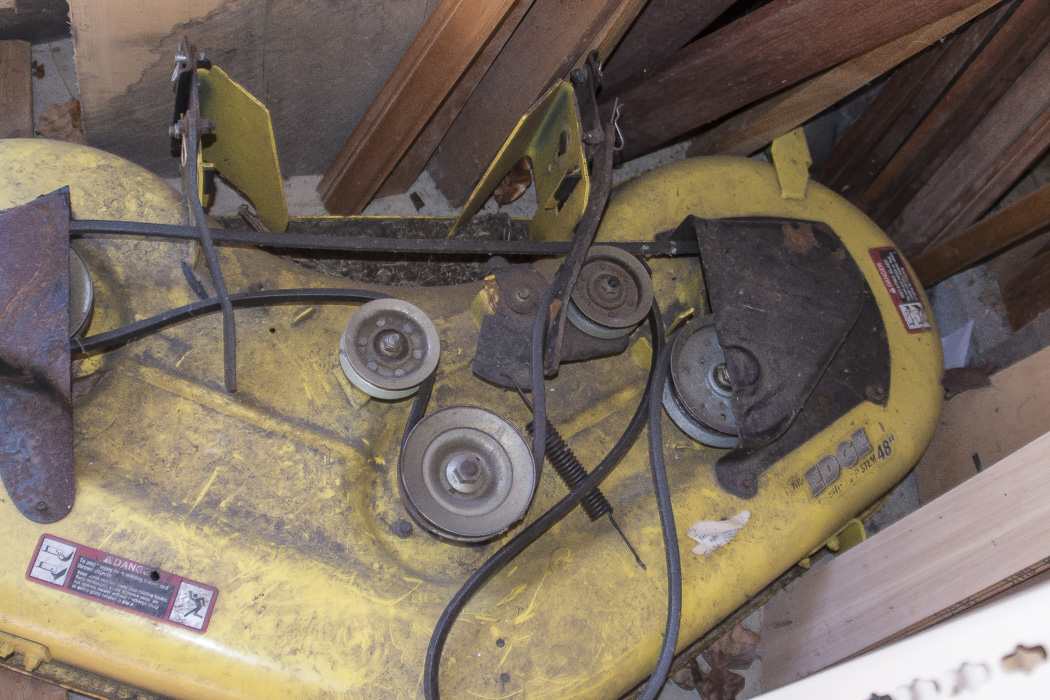 John Deere Riding Mower With Berco-mat Snow Blower