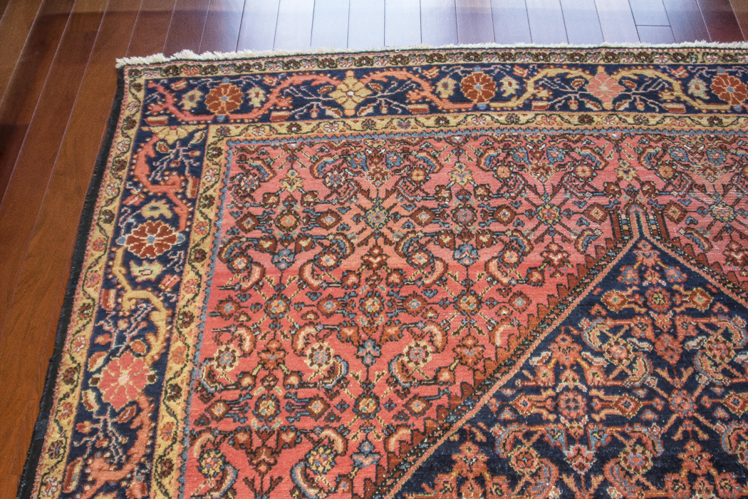 Hand-Knotted Persian Wool Area Rug