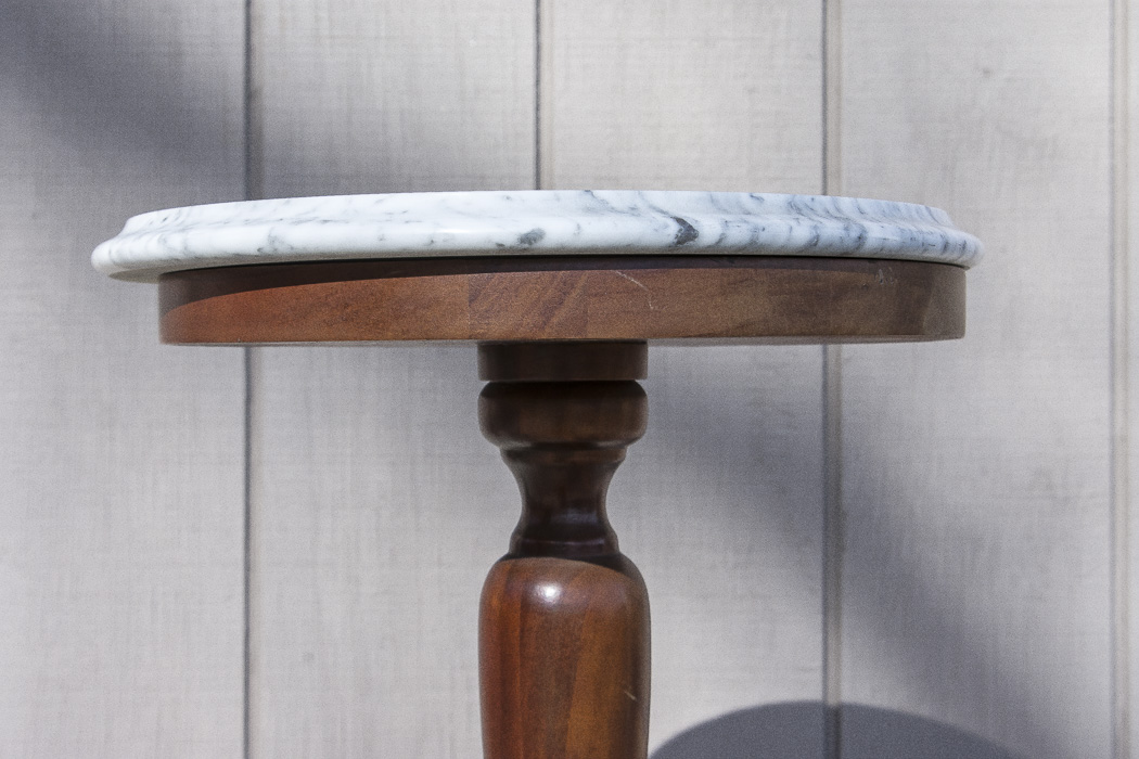 Marble Top Pedestal Stand