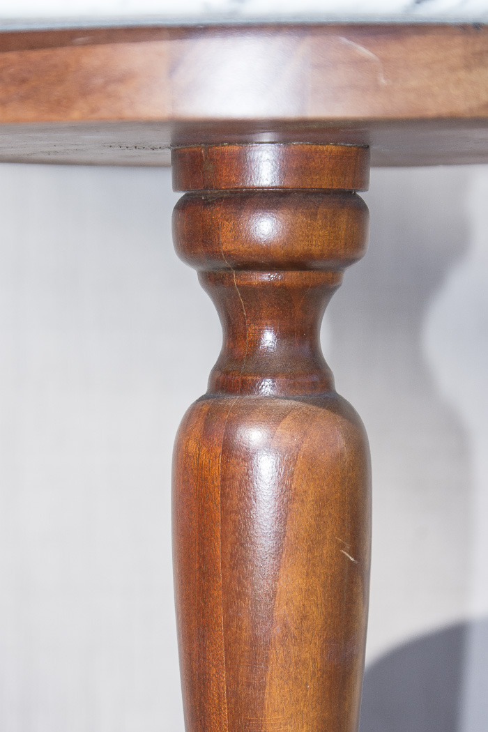 Marble Top Pedestal Stand