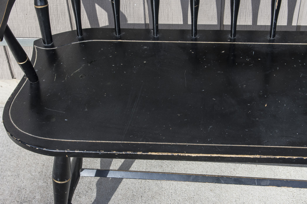 Vintage Wood Entry Bench