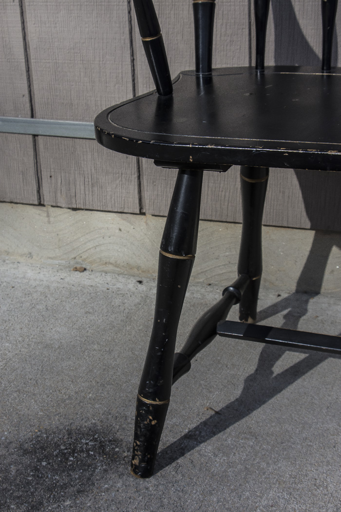 Vintage Wood Entry Bench