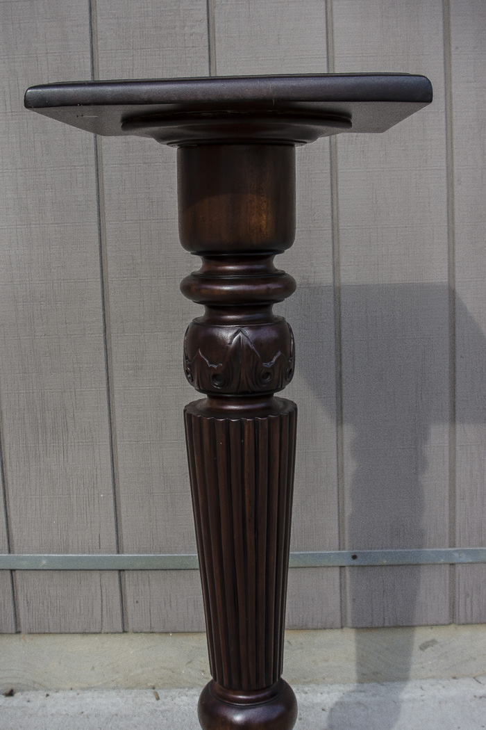 Wooden Pedestal Stand