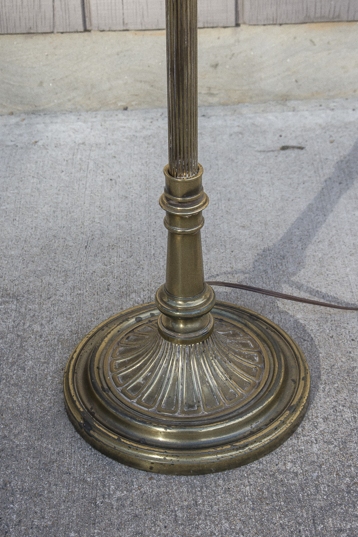 Brass-Tone Floor Lamp