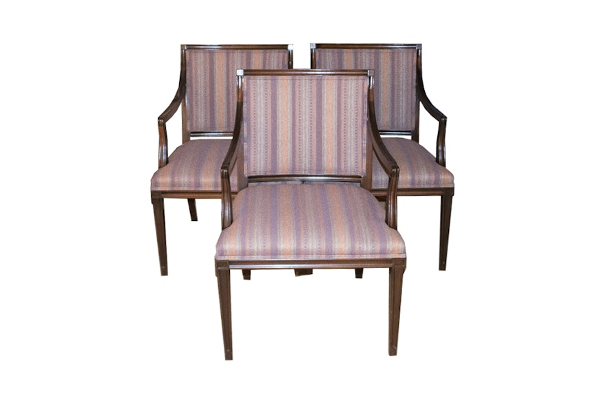 Set of Three Hickory Armchairs